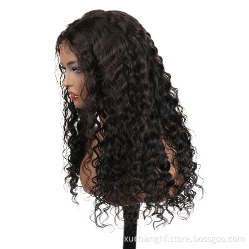 40Inch Long Hair Wholesale Hd Lace Wigs 100% Human Hair Natural Black Water Wave Wig Human Hair HD Lace Front Wigs